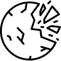 Destroyed planet icon