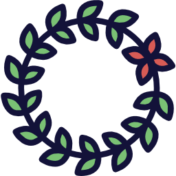 Flower crown icon