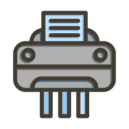 Paper shredder icon