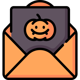 Halloween mail icon