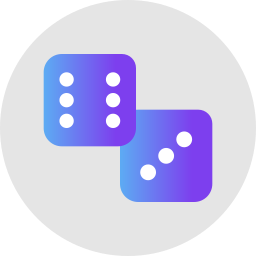 Dice game icon