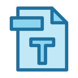 Text icon