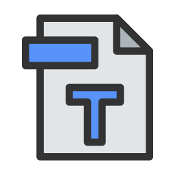 text icon