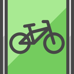 Bike lane icon