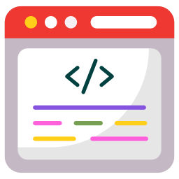 Web coding icon