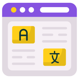 Web language icon