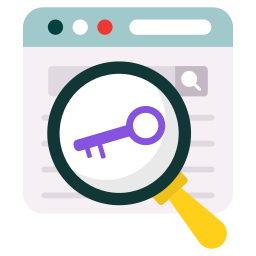 Keyword research icon