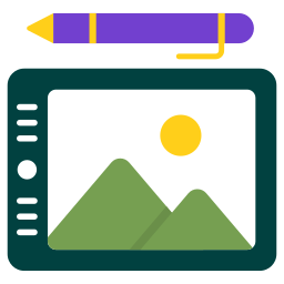 Graphic tablet icon