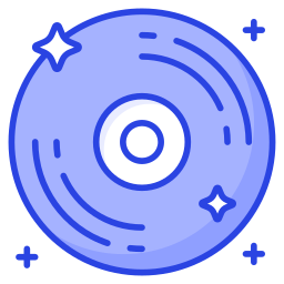 vinyl-scheibe icon