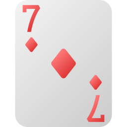 Seven of diamonds icon