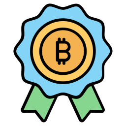 bitcoin-badge icoon