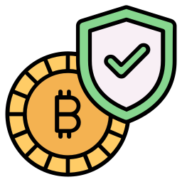 Bitcoin security icon