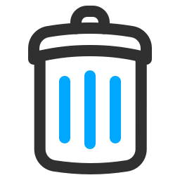 Trash can icon