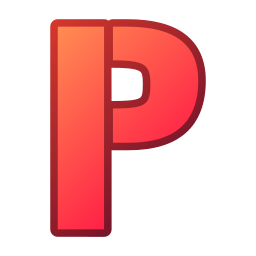 文字p icon