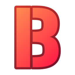 letter b icoon