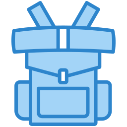 Travel bag icon