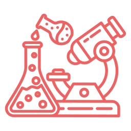 attrezzature da laboratorio icona