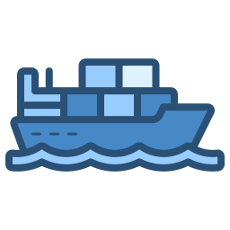 Cargo ship icon