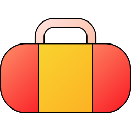 Sports bag icon