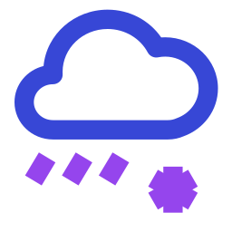 мокрый снег иконка