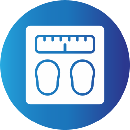 Weight scale icon