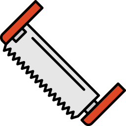 Hand saw icon