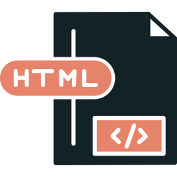 fichier html Icône