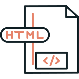 html 파일 icon