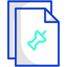 Paper pin icon