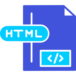 fichier html Icône