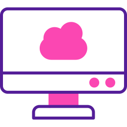 Cloud computing icon