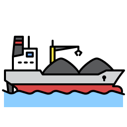 Cargo ship icon