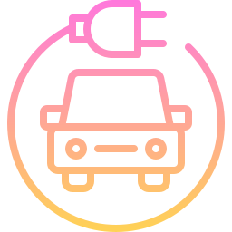 Electric car icon