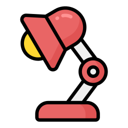 Desk lamp icon