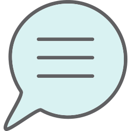 Speech bubble icon