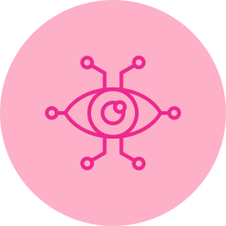 Cyber eye icon