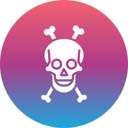 Skull and bones icon