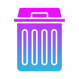 Waste bin icon