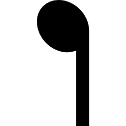 Quarter note icon