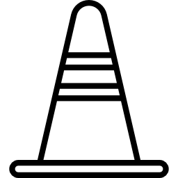 Traffic cone icon