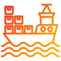 Cargo ship icon