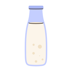 Milk bottle icon