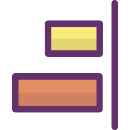 Right alignment icon