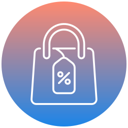 Shopping bag icon