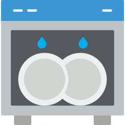 Dish washing icon