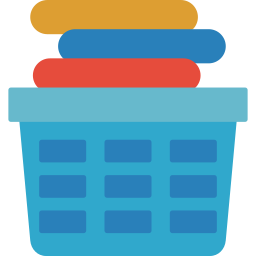 Laundry basket icon