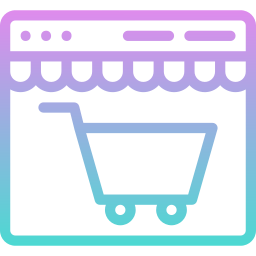 Online shop icon