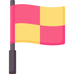 Offside flag icon