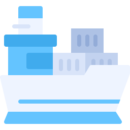 Cargo ship icon