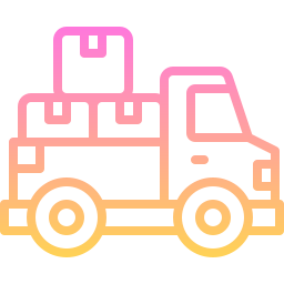 Shipping truck icon